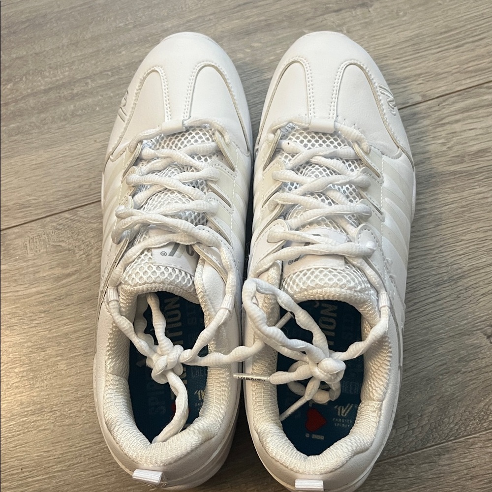 Varsity White Athletic Shoes